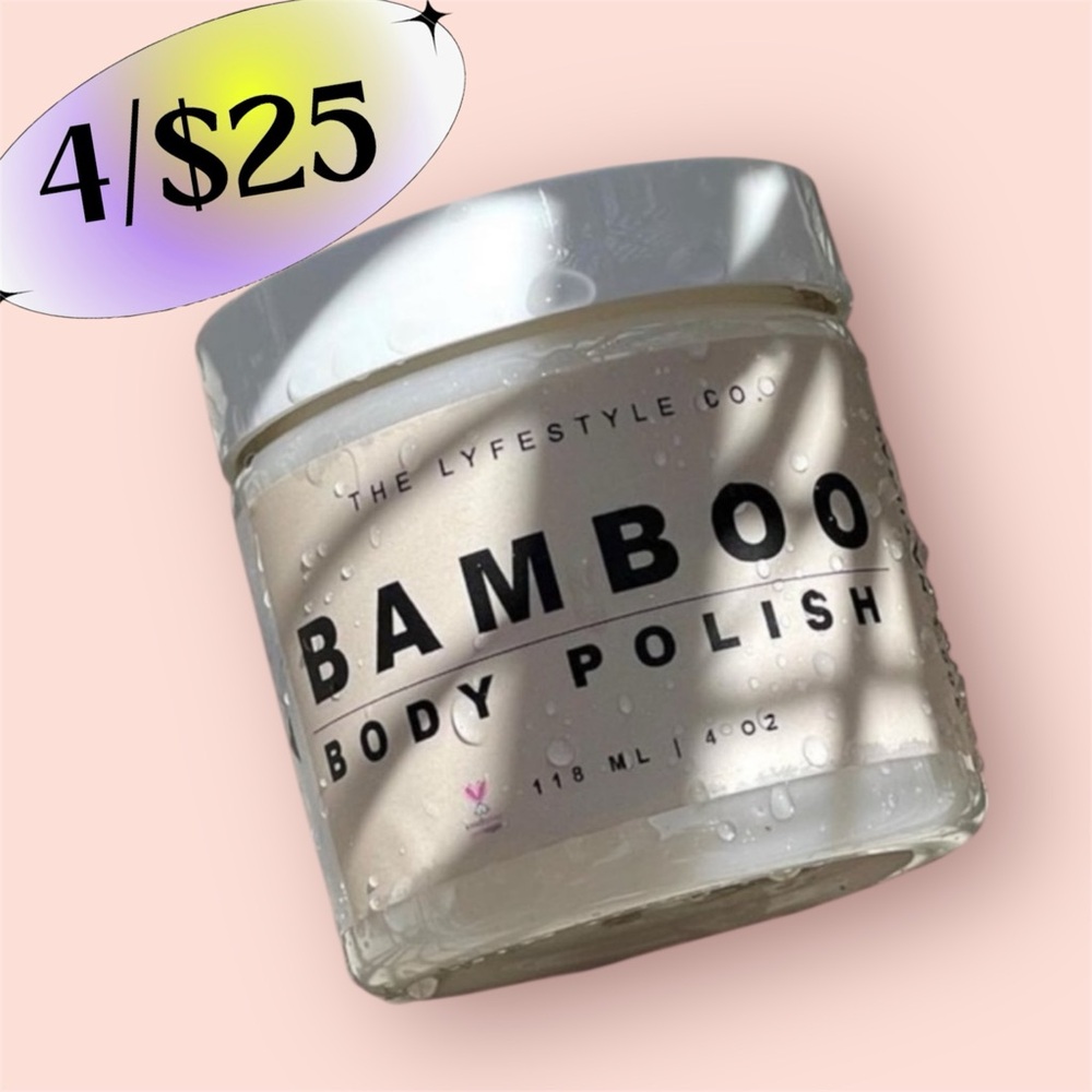 4/$25 The Lyfestyle Co - Bamboo Body Polish